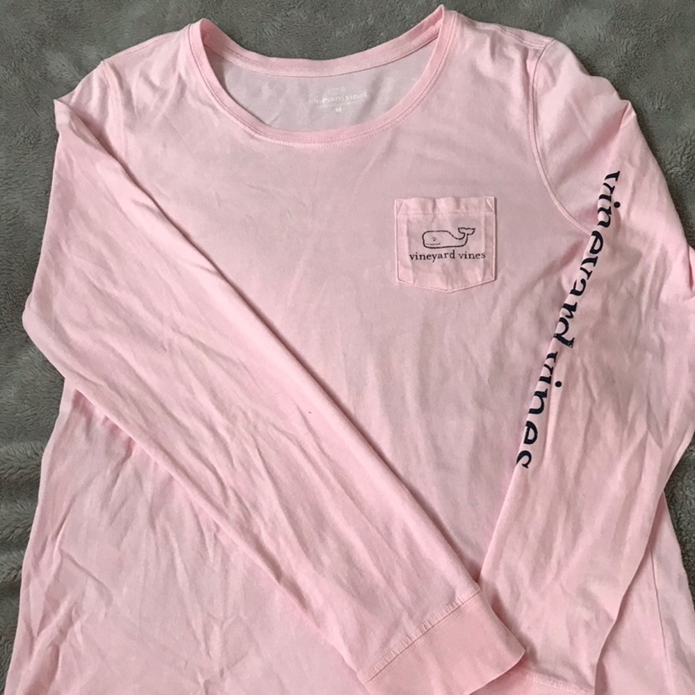 Women’s Pink Vineyard Vines Long Sleeve in Medium